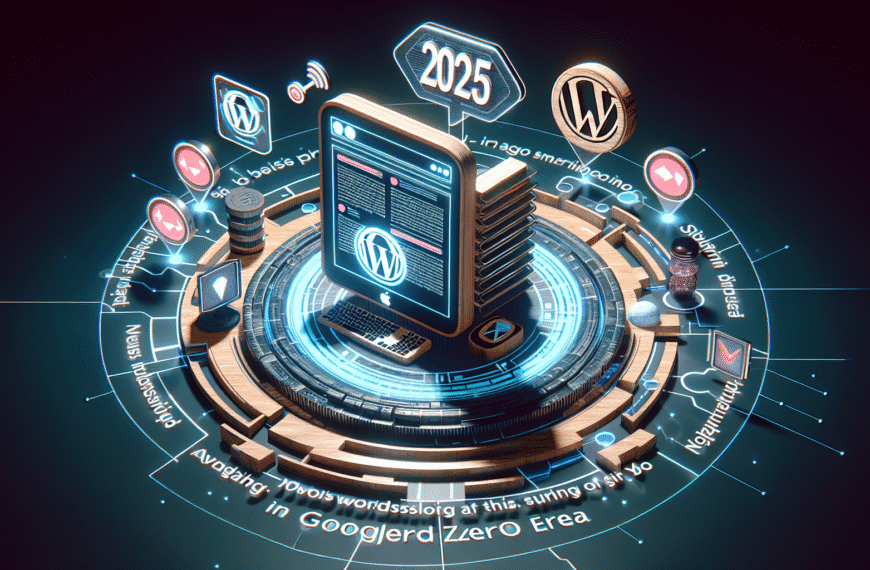 2025년 AI 오버뷰와 구글 제로 시대, 워드프레스 블로그 생존법은 달라집니다.