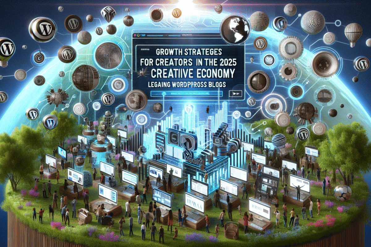 2025년 크리에이터 경제의 최신 트렌드와 워드프레스 블로그를 활용한 창작자 성장 전략