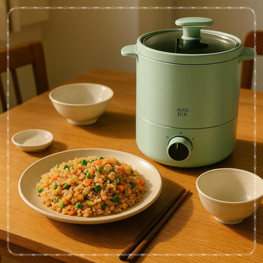 바이탈플랜트 롤팬 인덕션 뉴오리지널 자동회전냄비 민트 1주일 사용 후기 5 주방에 두기만 해도 산뜻한 민트 컬러가 포인트가 되고, 모터와 뚜껑, 실리콘 패킹, 버튼 위치 등작은 부분까지 신경 쓴 게 확실히 느껴집니다