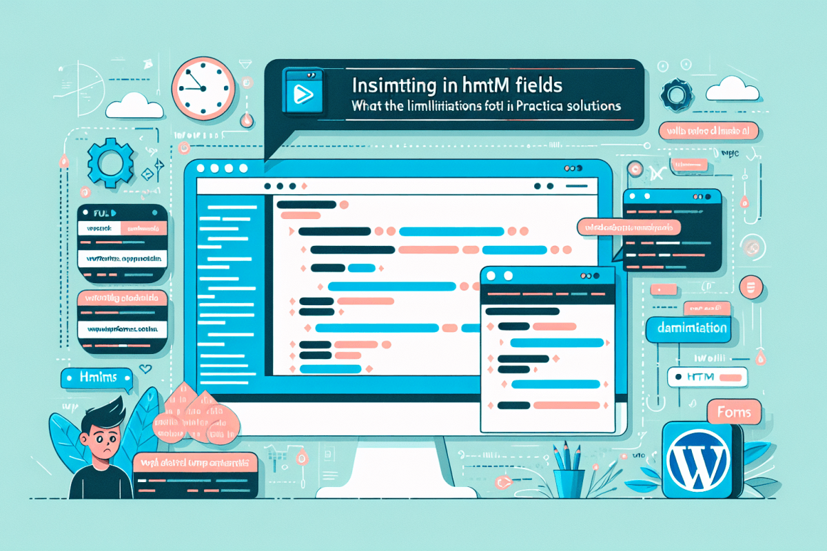 WPForms 무료 버전에서 HTML 필드가 없어 답답했던 경험, 저도 해봤습니다.