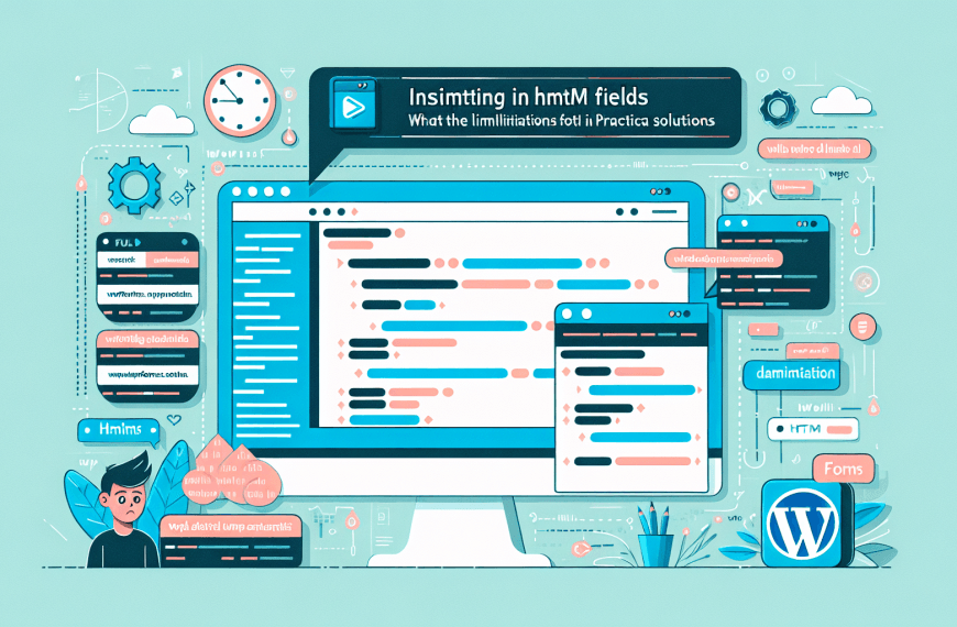 WPForms 무료 버전에서 HTML 필드가 없어 답답했던 경험, 저도 해봤습니다.