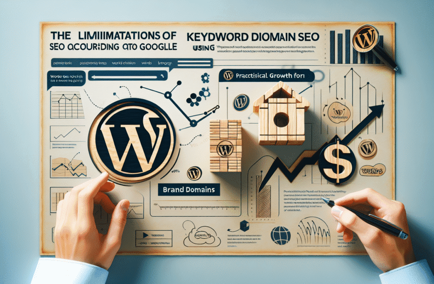 구글 공식 입장으로 확인된 키워드 도메인의 SEO 한계와 실제 워드프레스 운영자들이 선택한 브랜드 도메인 전략